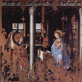 Antonello da Messina Annunciation Spain oil painting art